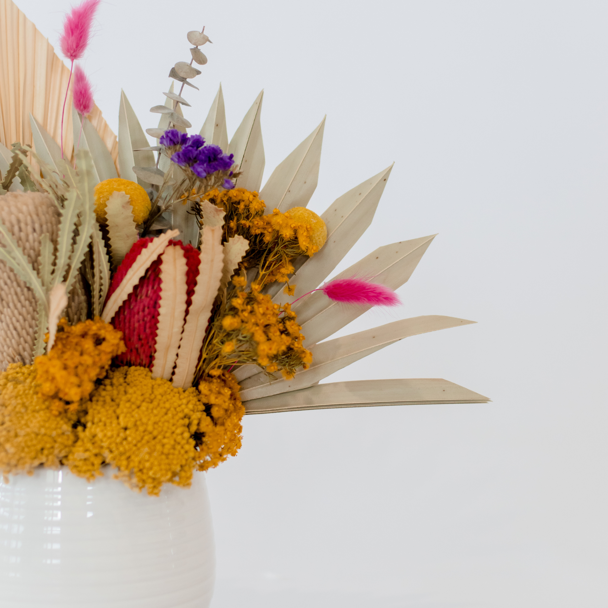 Boho Luxe Colourful Dried Flowers Hervey Bay