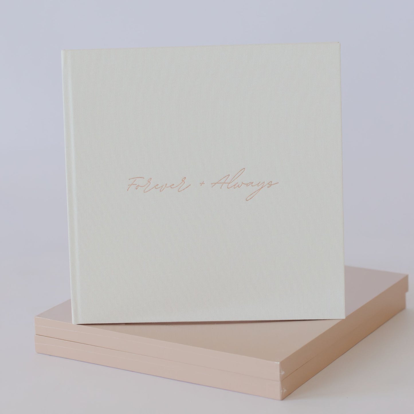 Linen Guest Book - Forever & Always